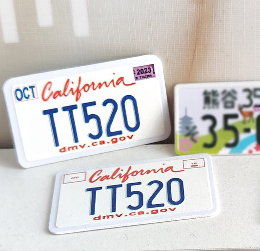 Scale Model Car License Plate | Custom Services