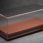 Custom Model Car Acrylic Display Case Leather Carbon Fiber Flannel Base