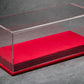 Custom Model Car Acrylic Display Case Leather Carbon Fiber Flannel Base